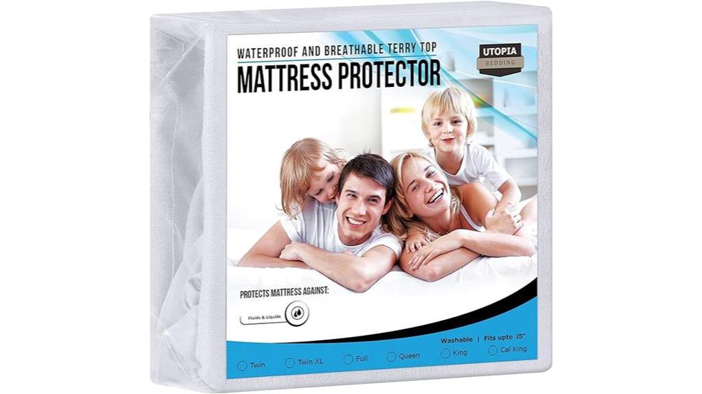waterproof mattress protector for twin size bed