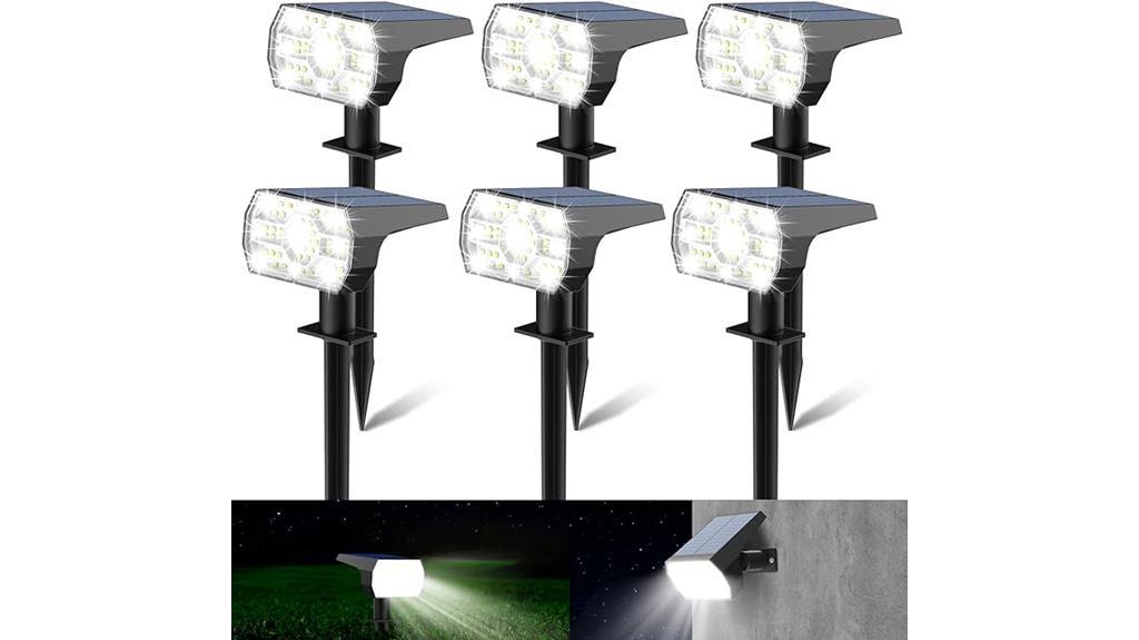 waterproof outdoor solar spotlights