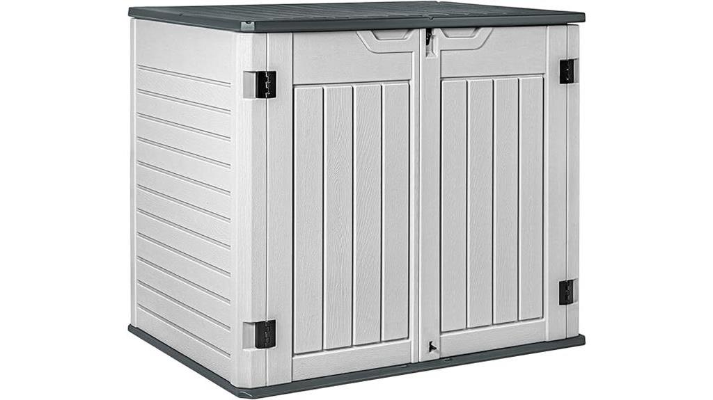 weather resistant outdoor storage shed