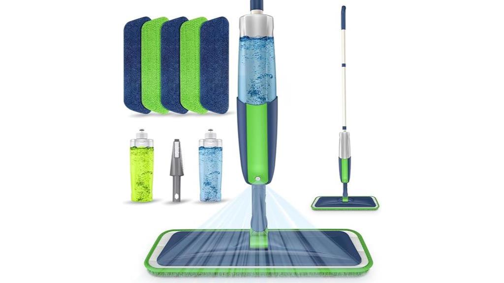 wet mops with washable pads