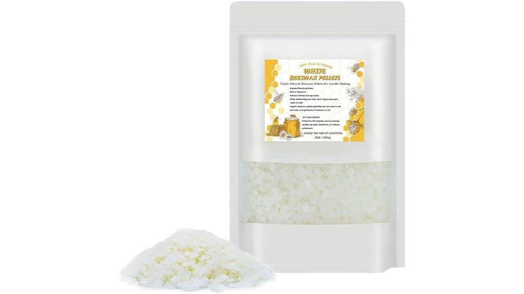 white beeswax pastilles for diy
