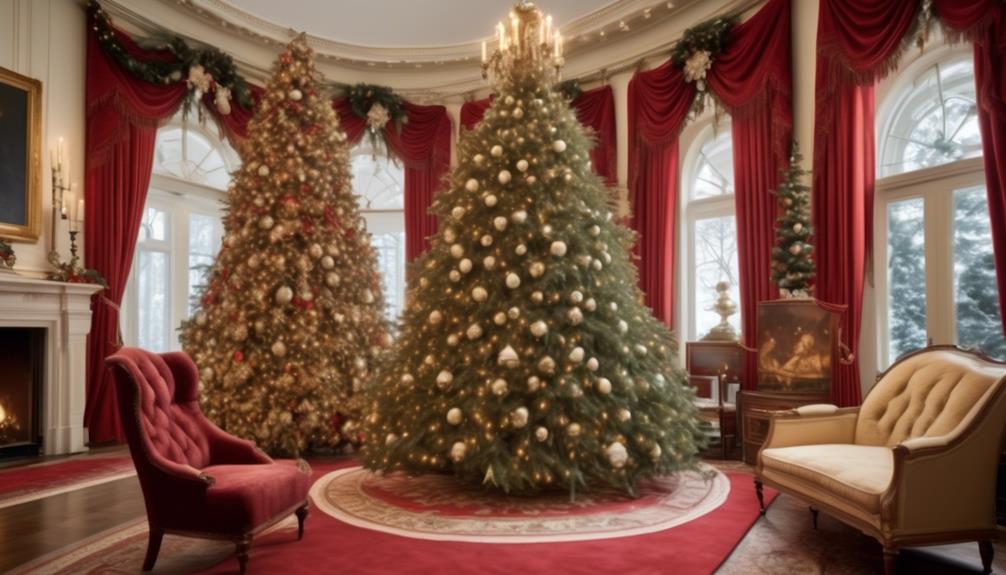 white house christmas transformation