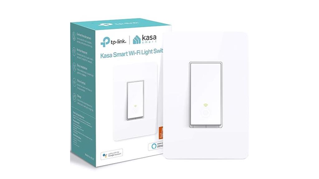 white kasa smart light switch