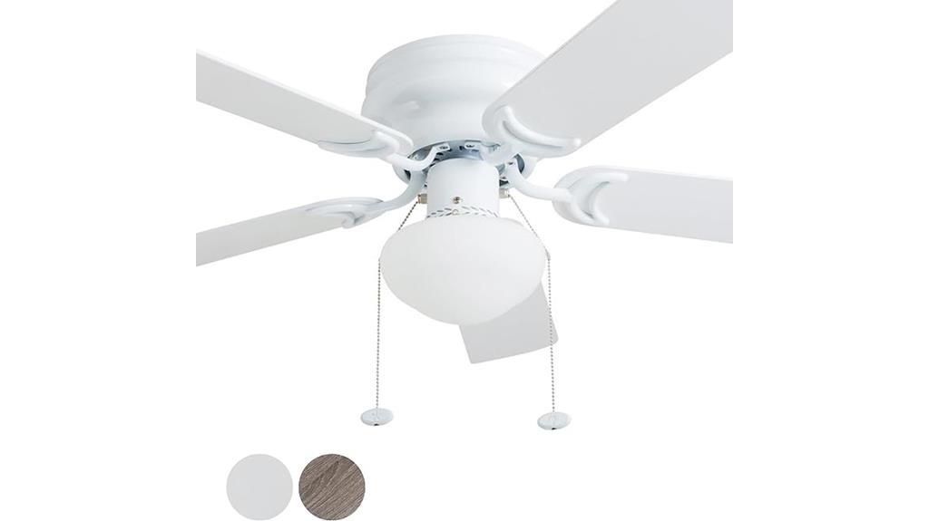 white led ceiling fan