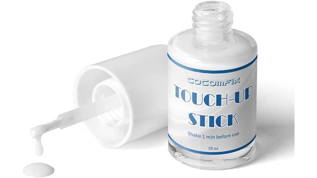 white touch up paint solution