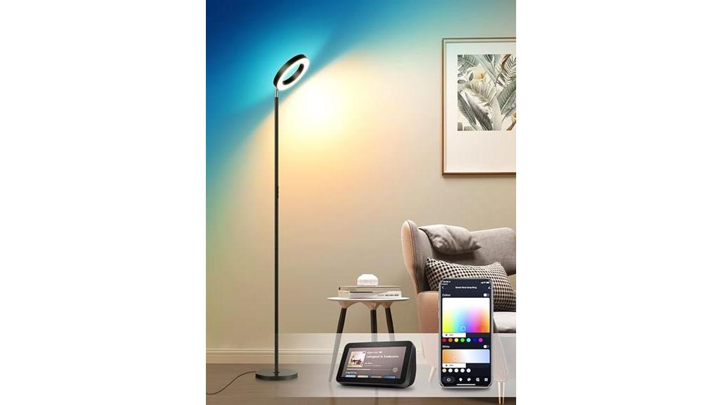 wifi controlled led floor lamp