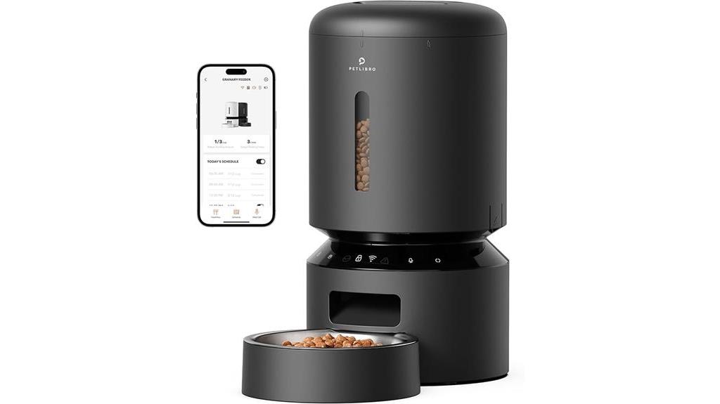 wifi enabled automatic cat feeder