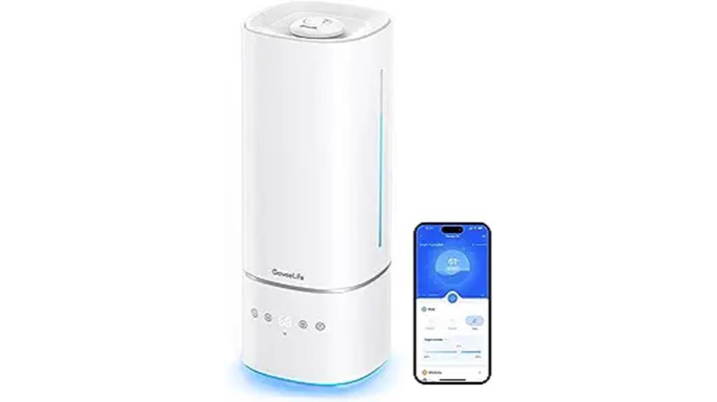 wifi enabled large room humidifier