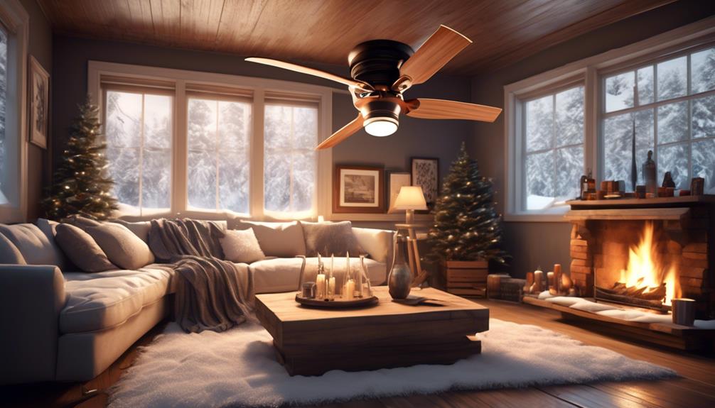 winter ceiling fan settings