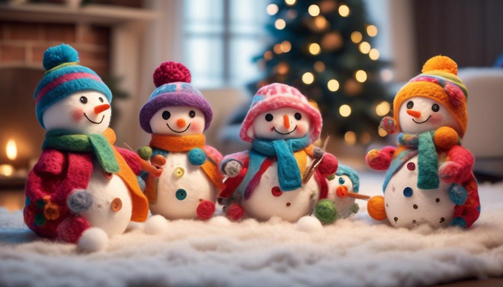 winter themed diy snowman crafts