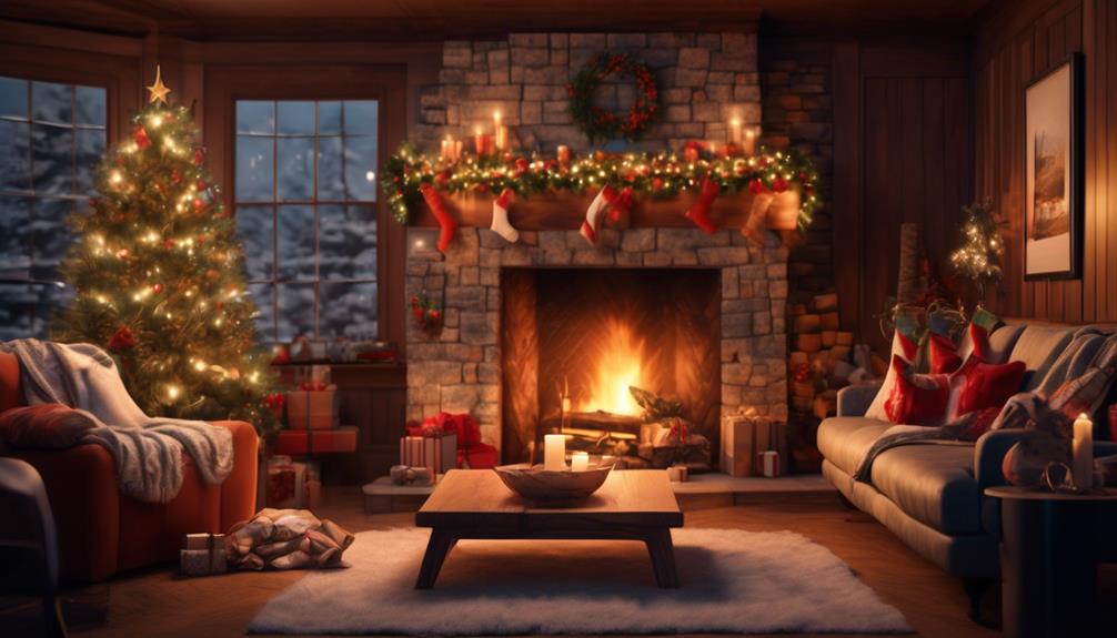 winter themed home decor