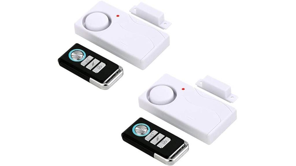 wireless door alarm with remote
