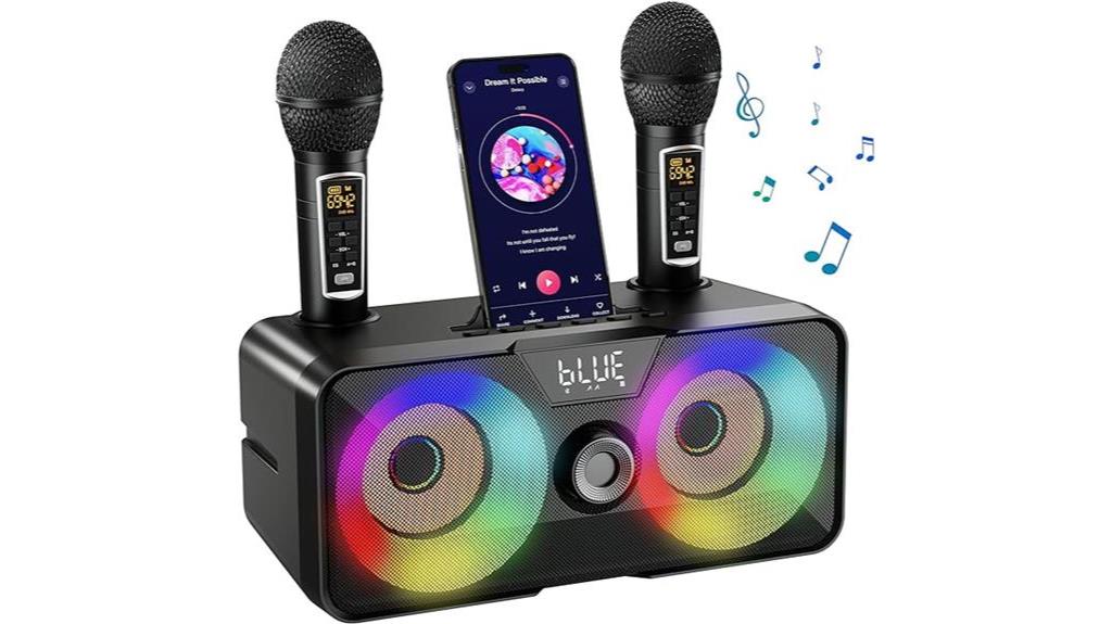 wireless karaoke machine with bluetooth speaker