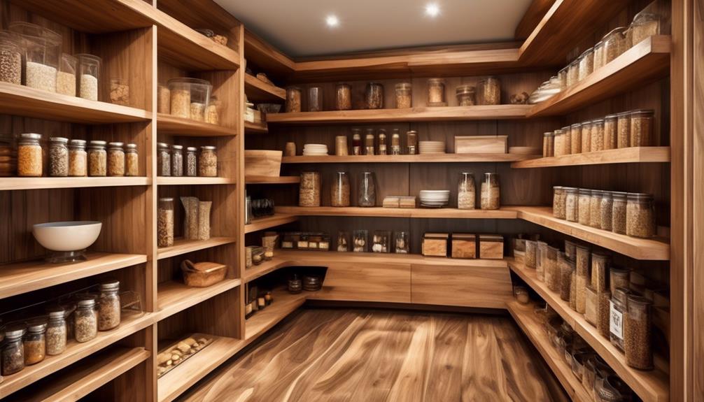 wood selection for pantry