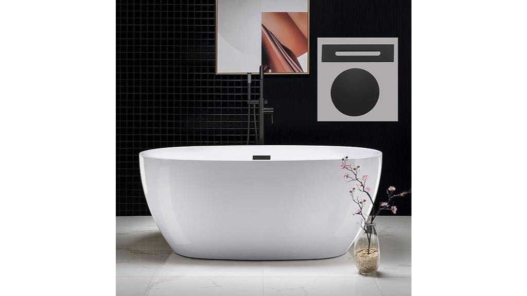 woodbridge white acrylic bathtub