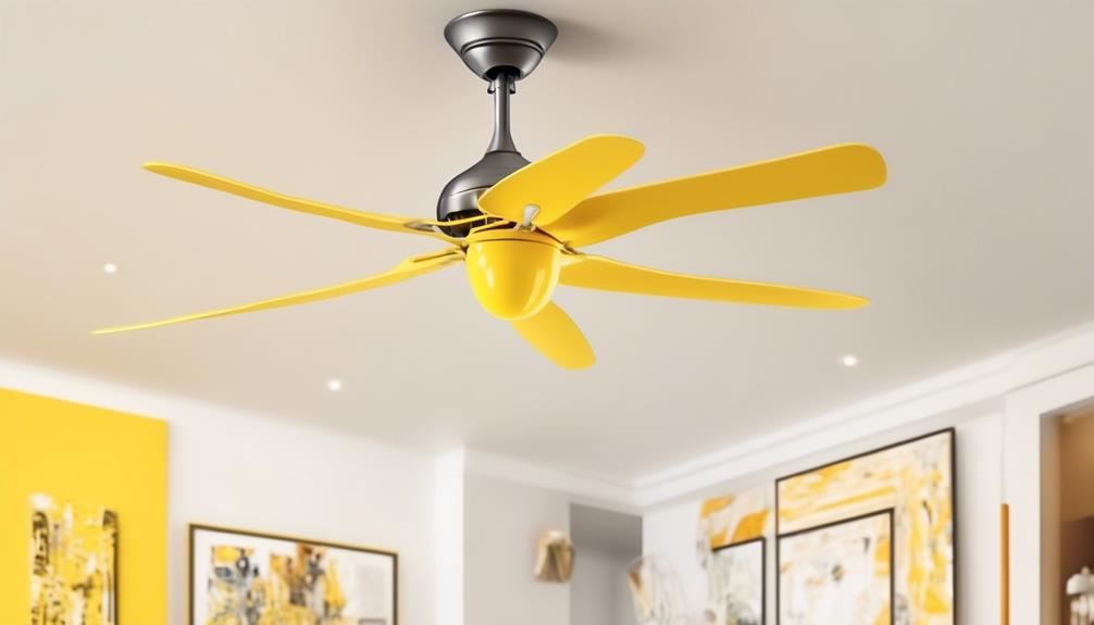 yellow wire in ceiling fan