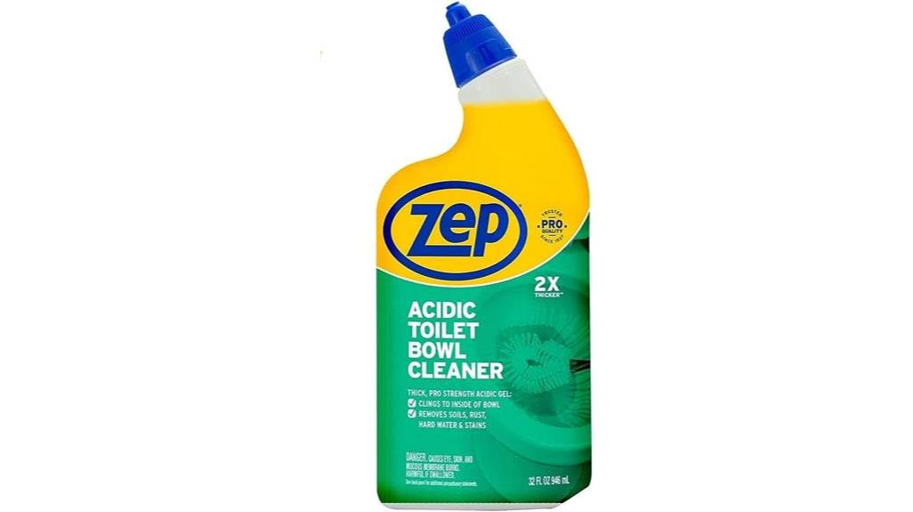 zep acidic toilet cleaner