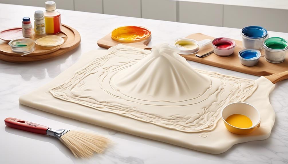 baking acrylic paint tutorial
