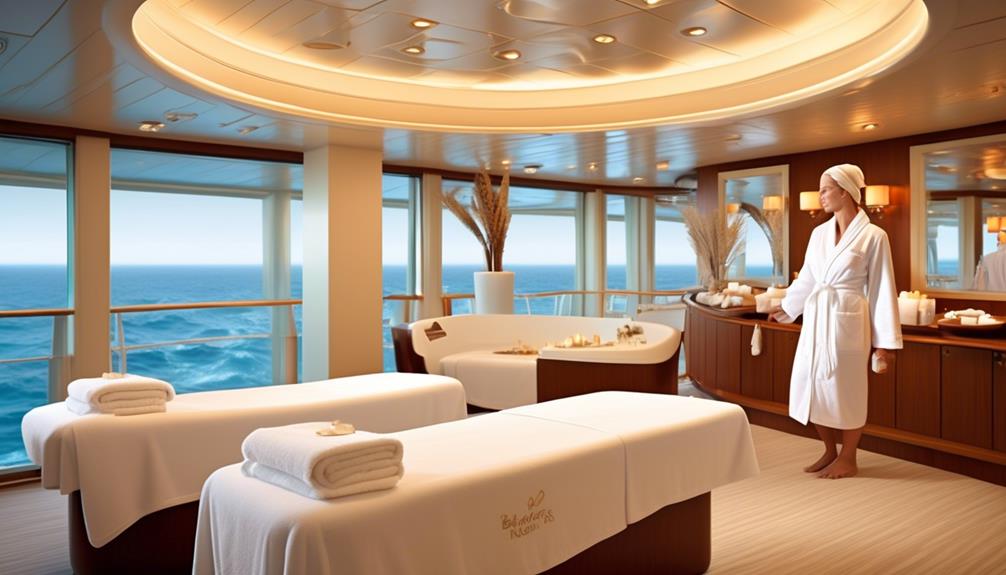 best cruise line spa