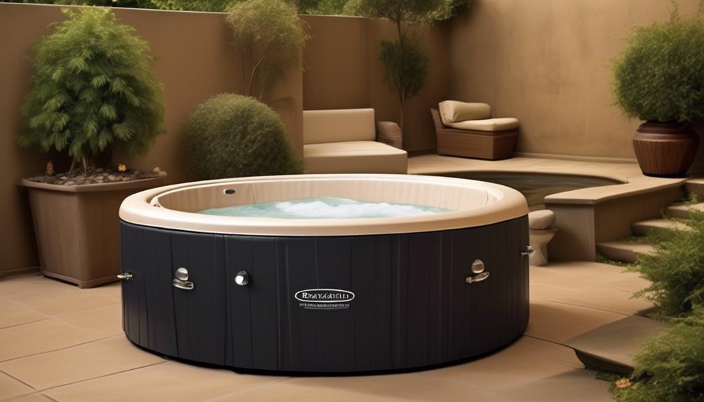comparing round and square portable spas