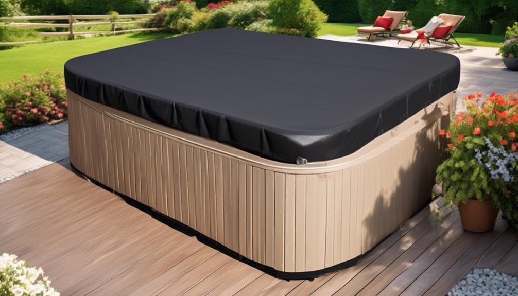 durable and insulated hot tub cover