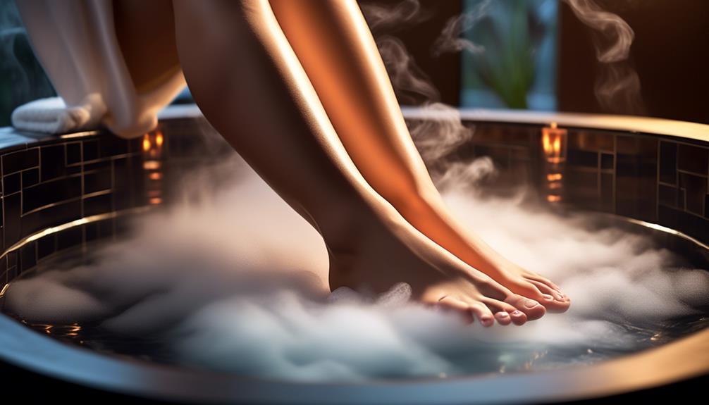 luxurious heated foot relaxation