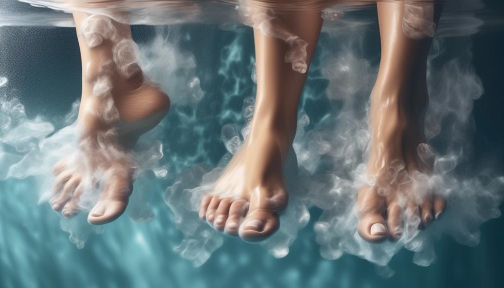 luxurious heated foot spa
