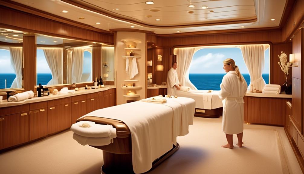 luxurious pampering at sea