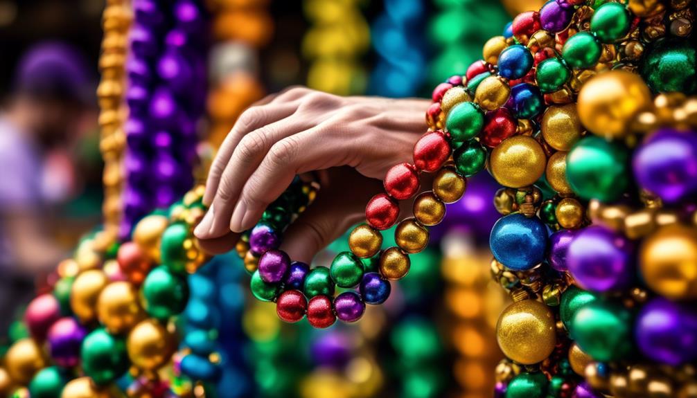 mardi gras bead collection