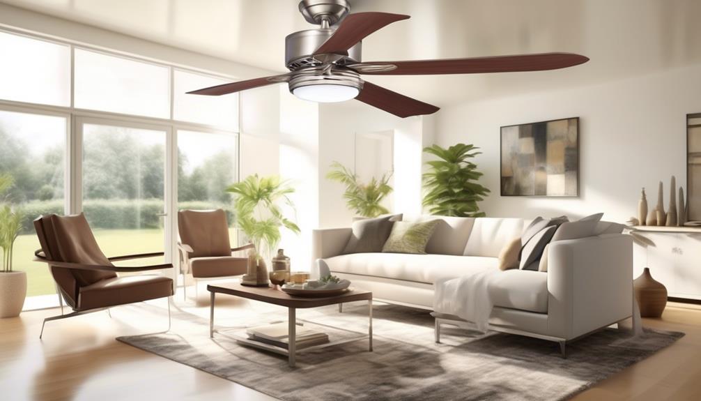 modern and elegant ceiling fan
