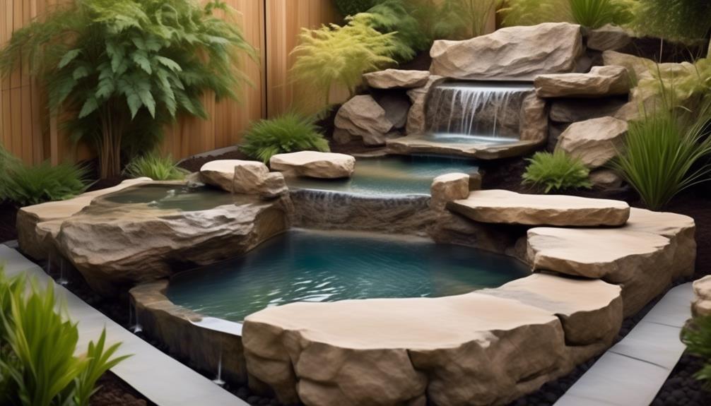 peaceful water feature designs