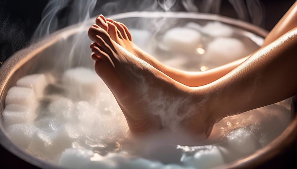 relaxing and therapeutic foot spa