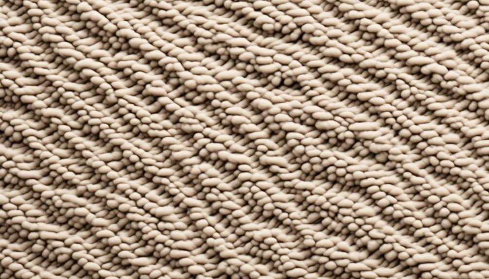 soft plush carpet fibers