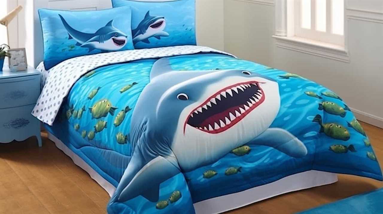 baby shark bedding single