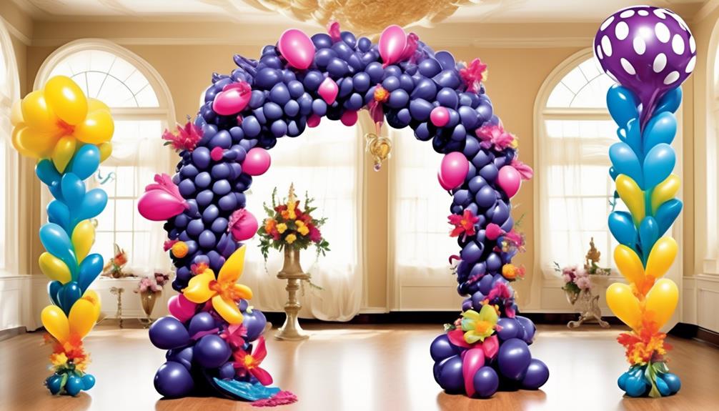 variety of balloon styles