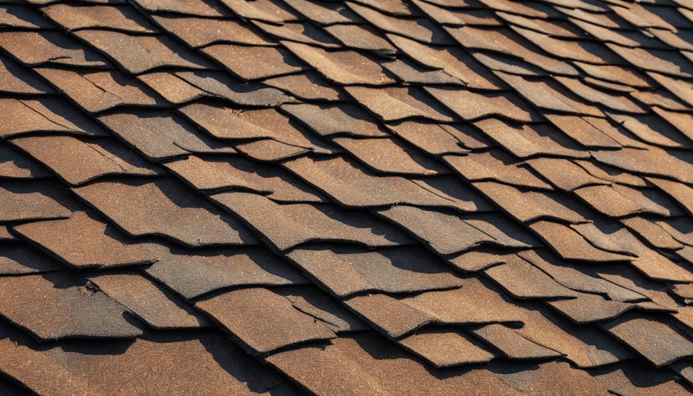 aging shingles show wear