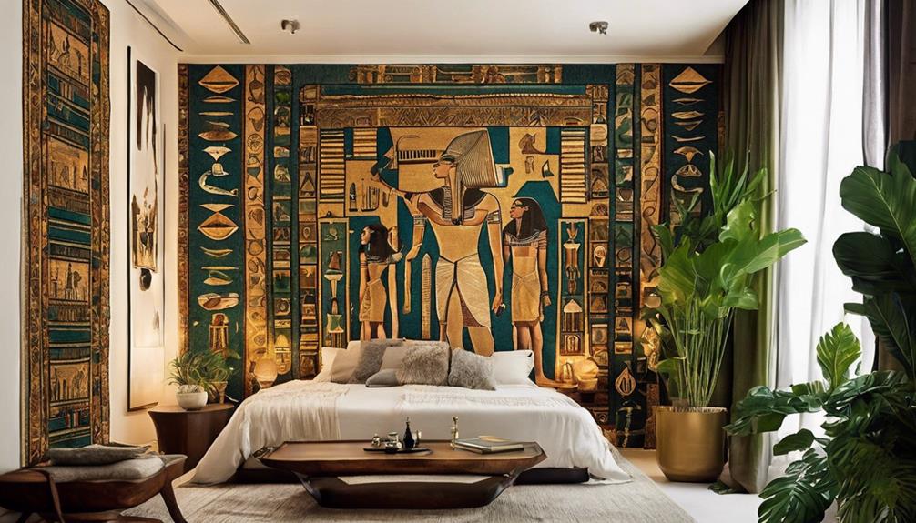 ancient egyptian themed decor