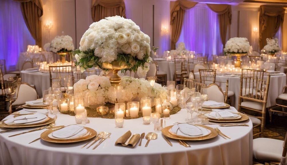 beautiful round table decorations