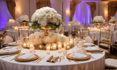 beautiful round table decorations