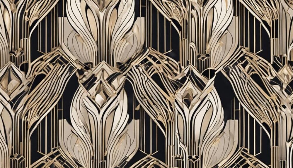 blending art deco style