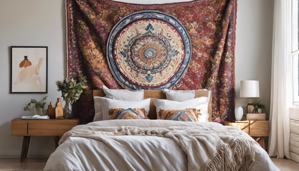 bohemian inspired floral home decor
