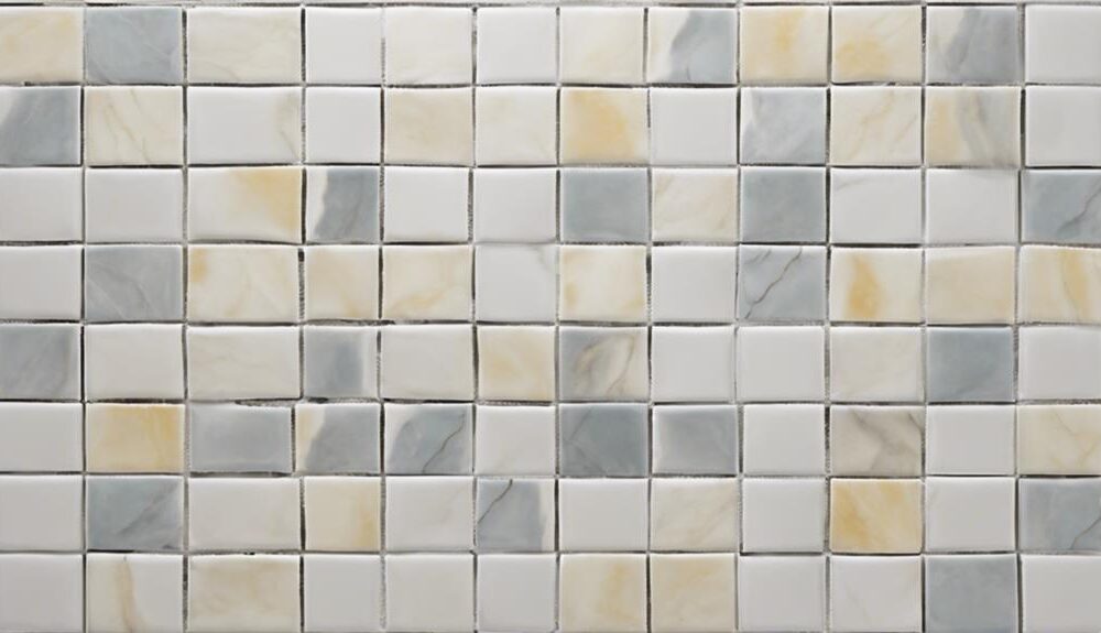 bright white tile grout