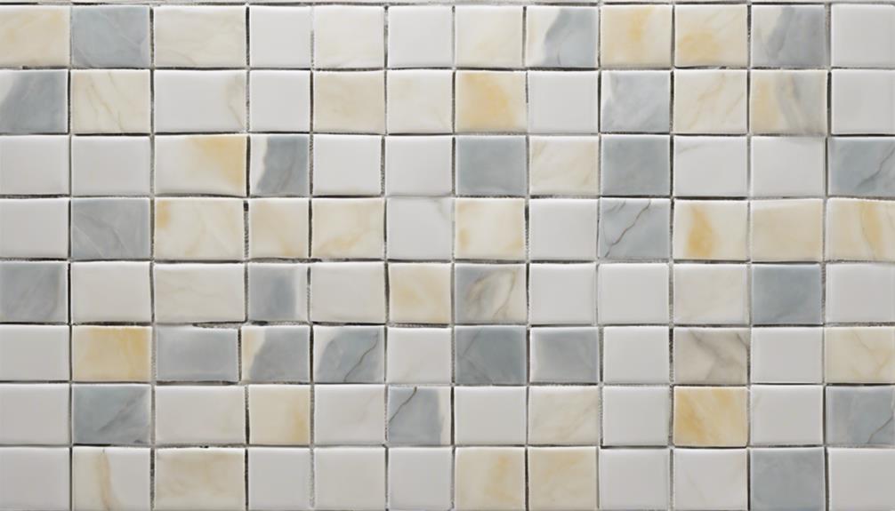 bright white tile grout