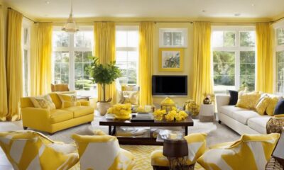 brighten space with yellow