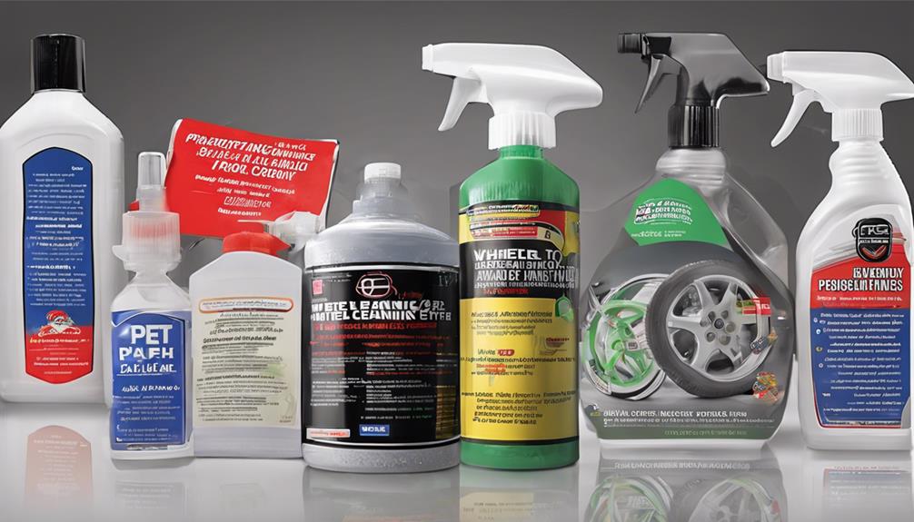 choosing wheel and tire cleaner