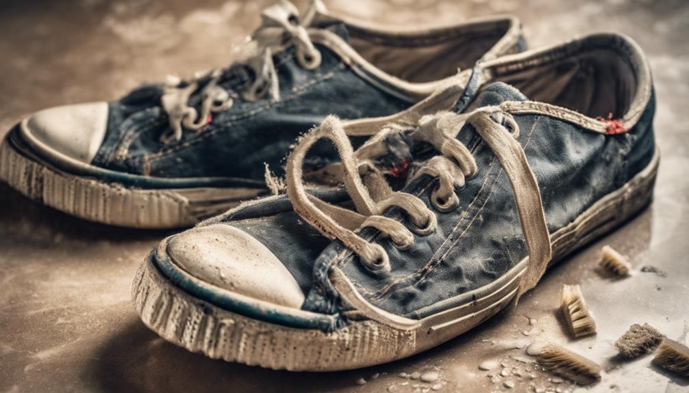 cleaning canvas shoes effectively