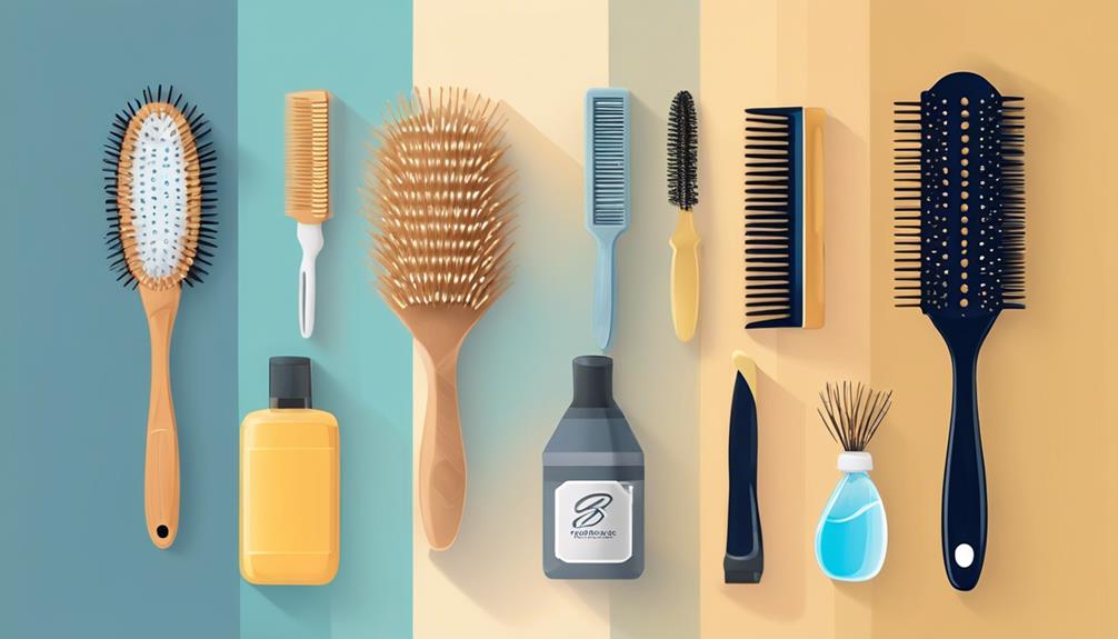 cleaning hairbrushes effectively