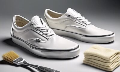 cleaning white vans shoes