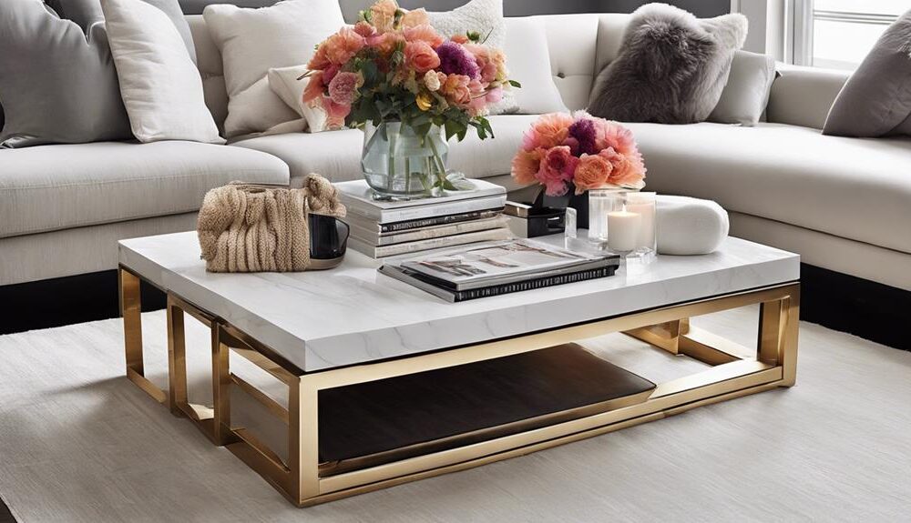 coffee table decor how to