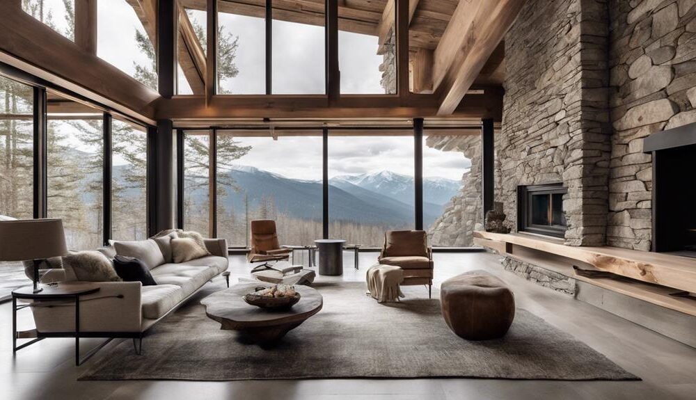 contemporary style meets nature